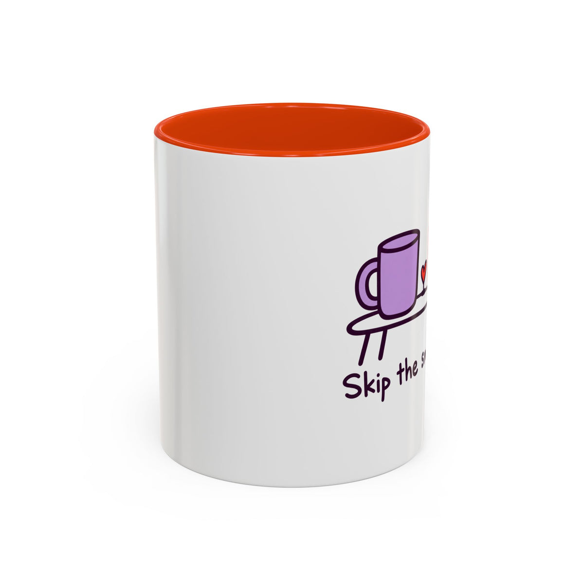 Skip the Small Talk Mug – Introvert Coffee Cup