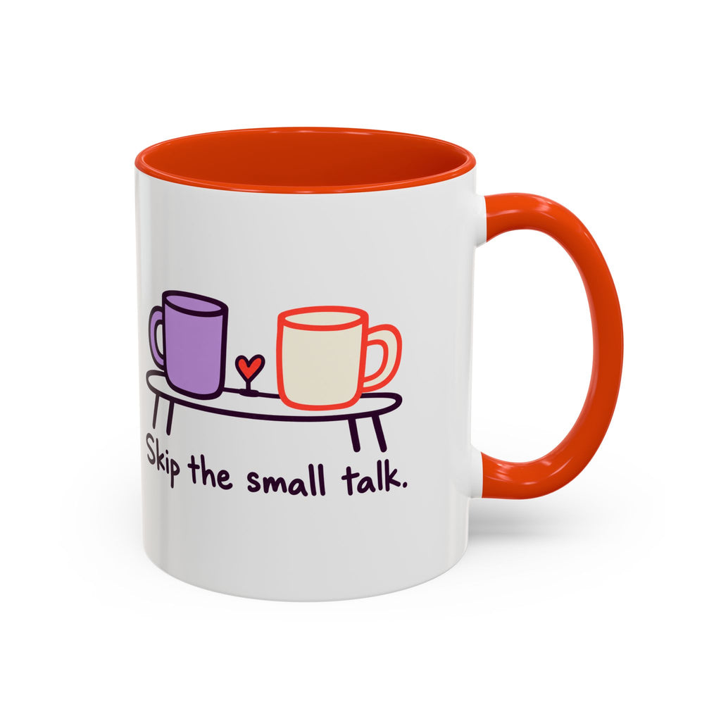Skip the Small Talk Mug – Introvert Coffee Cup