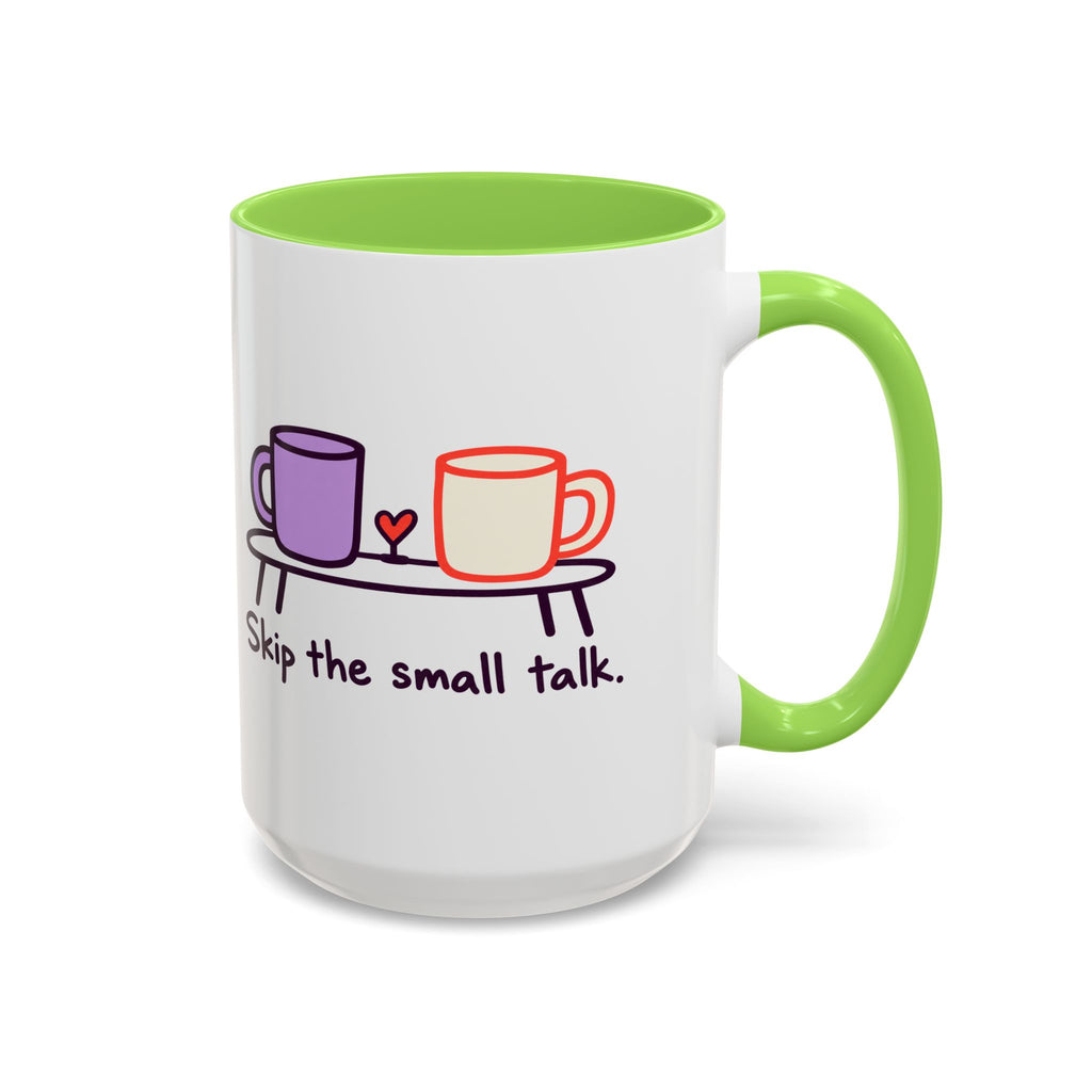 Skip the Small Talk Mug – Introvert Coffee Cup