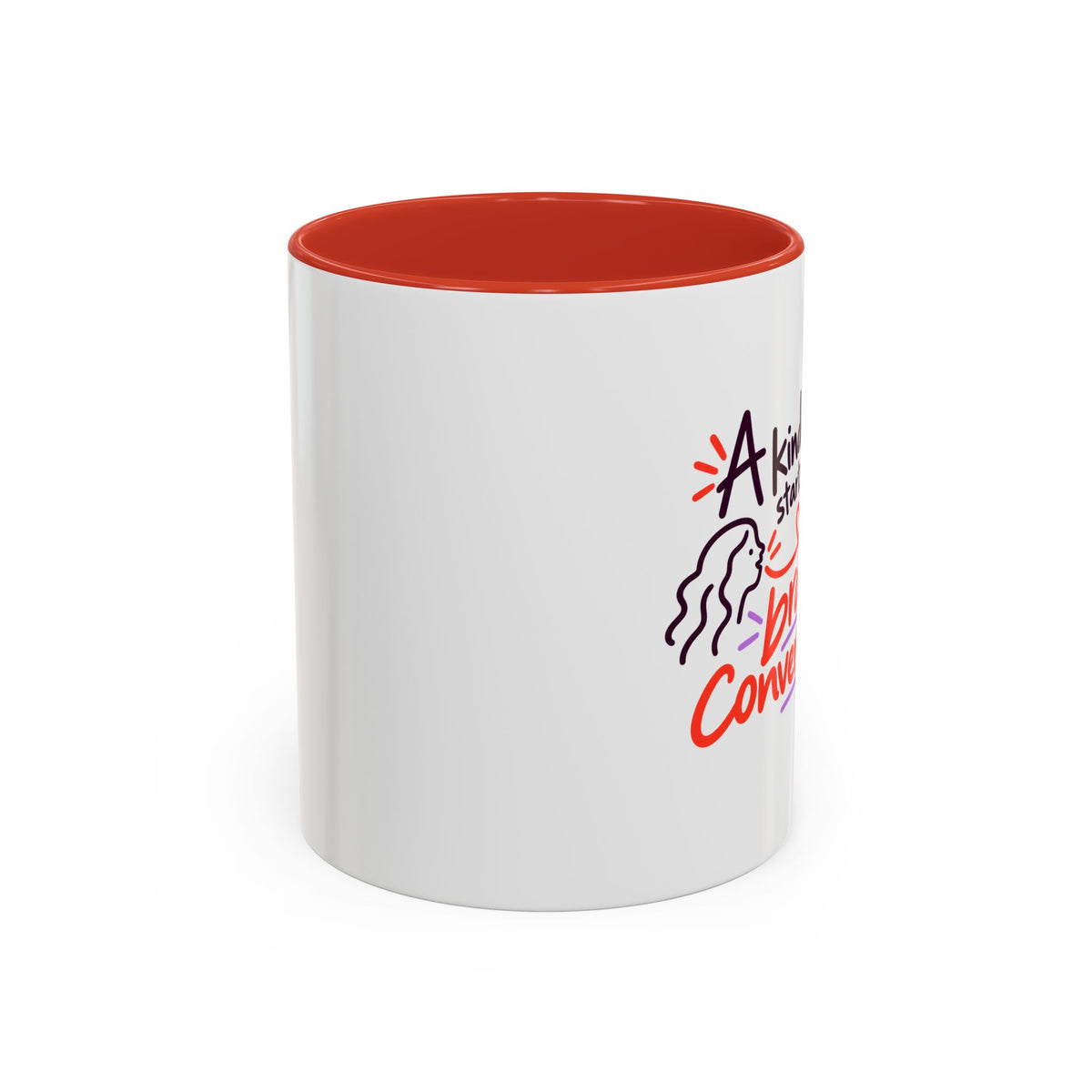 A Kinder World Starts with Braver Conversations Coffee Mug