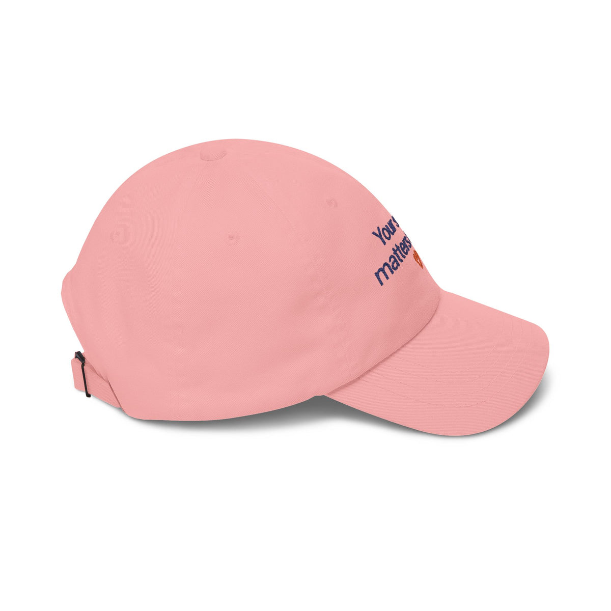 “Your Story Matters to Me” Heart Embroidered Ball Cap