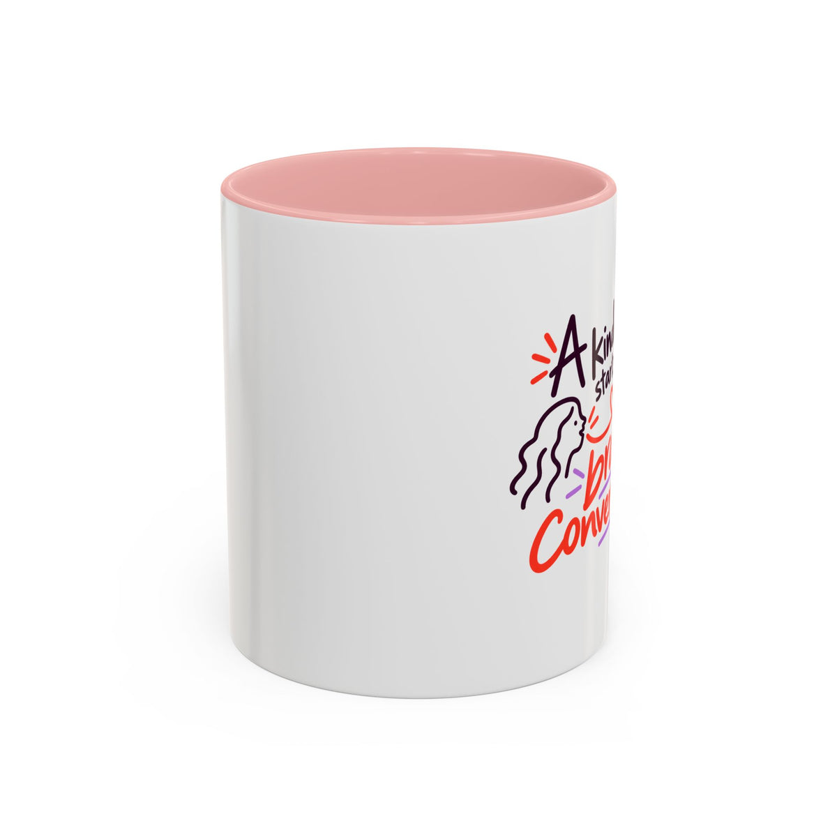 A Kinder World Starts with Braver Conversations Coffee Mug