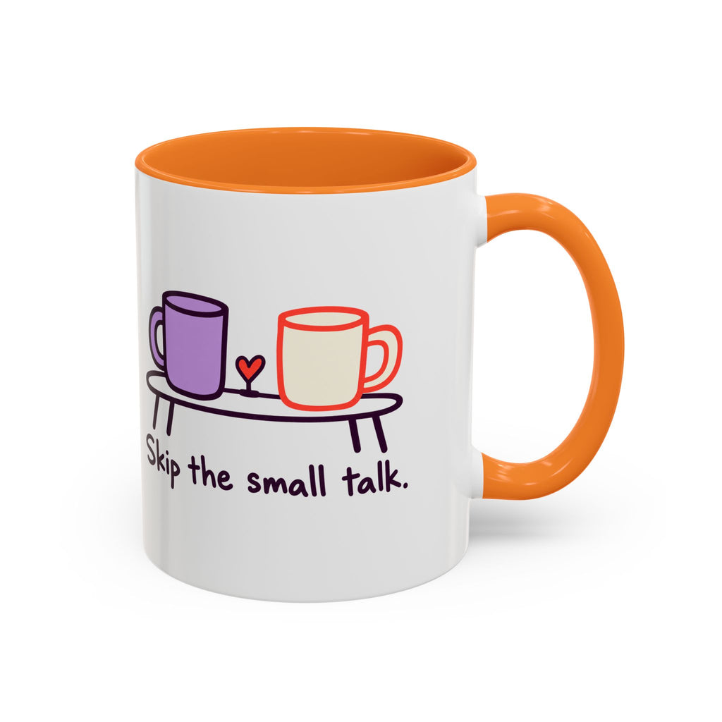 Skip the Small Talk Mug – Introvert Coffee Cup