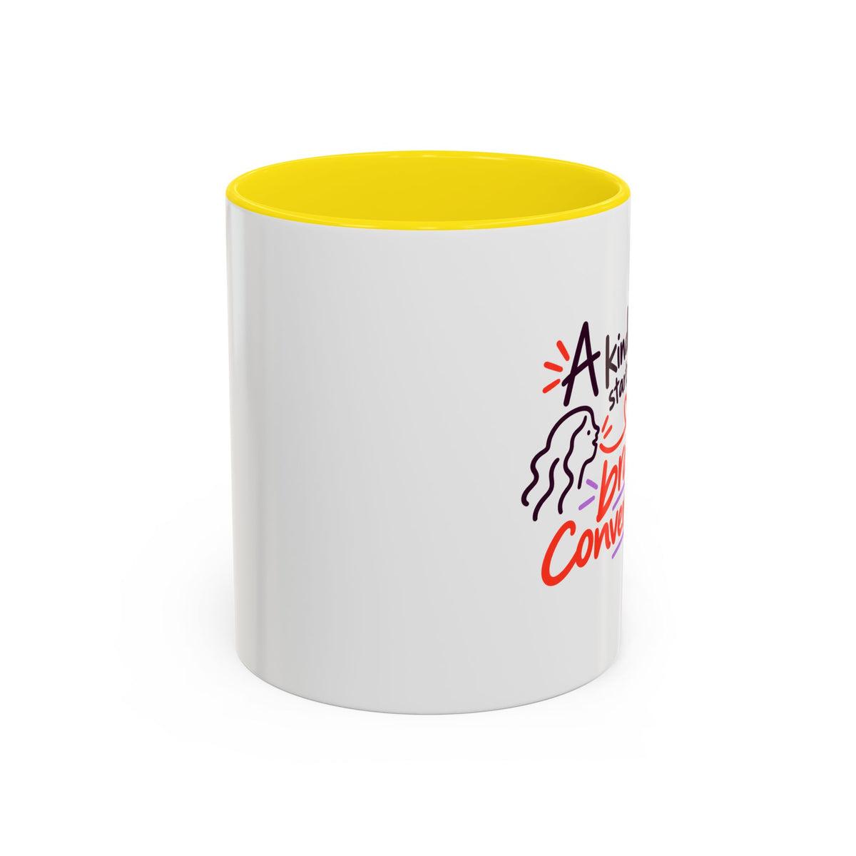 A Kinder World Starts with Braver Conversations Coffee Mug
