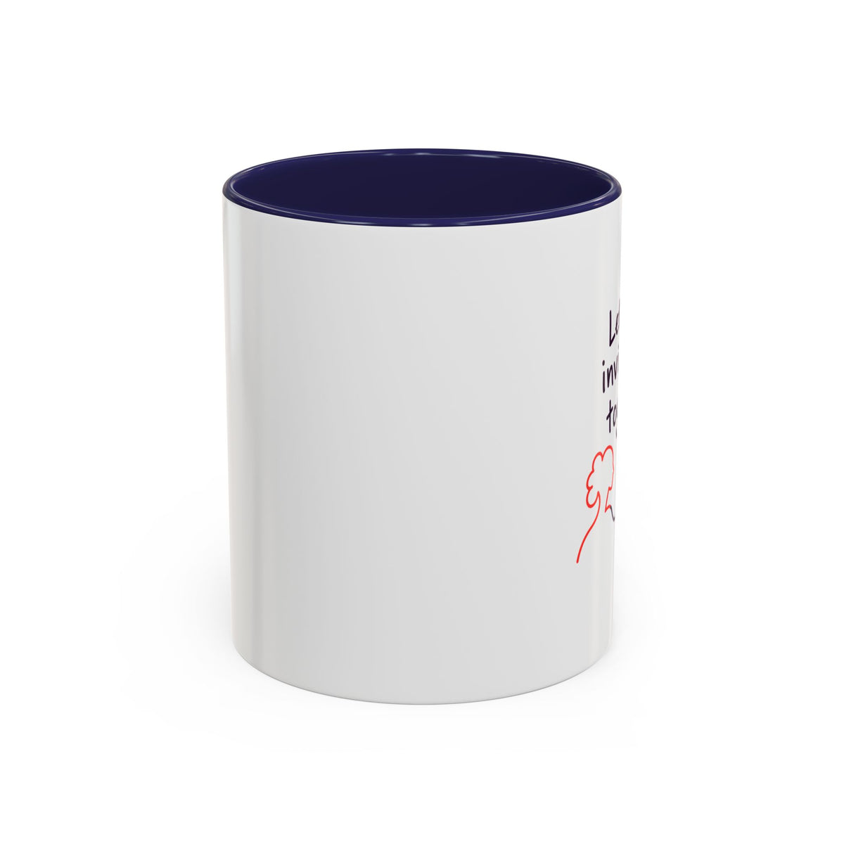 End Invisibility Together Accent Coffee Mug – Awareness Pride Relationship Gift