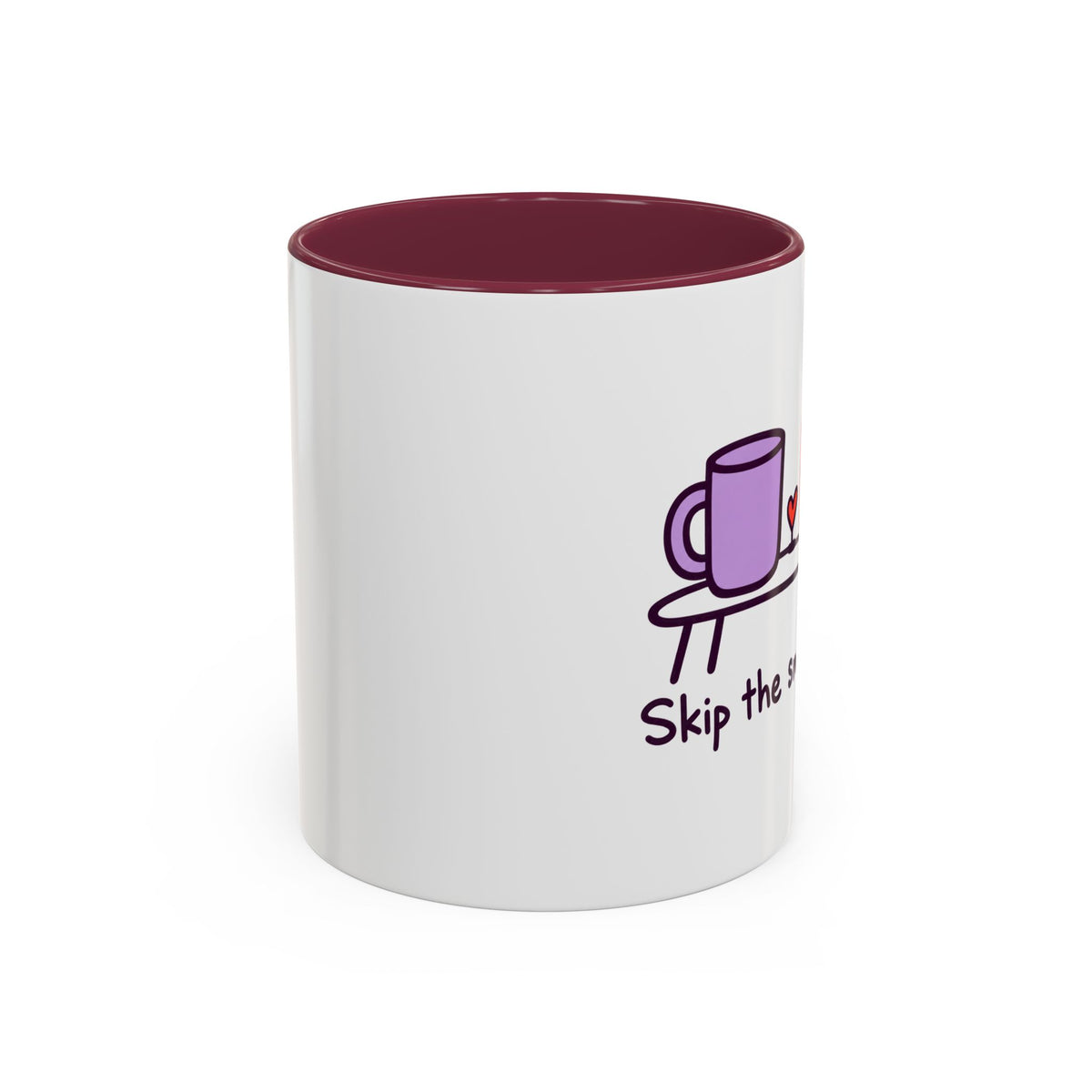 Skip the Small Talk Mug – Introvert Coffee Cup