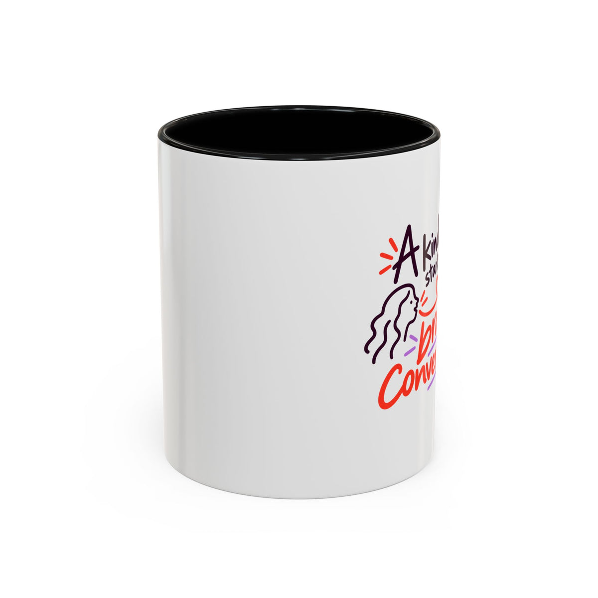 A Kinder World Starts with Braver Conversations Coffee Mug