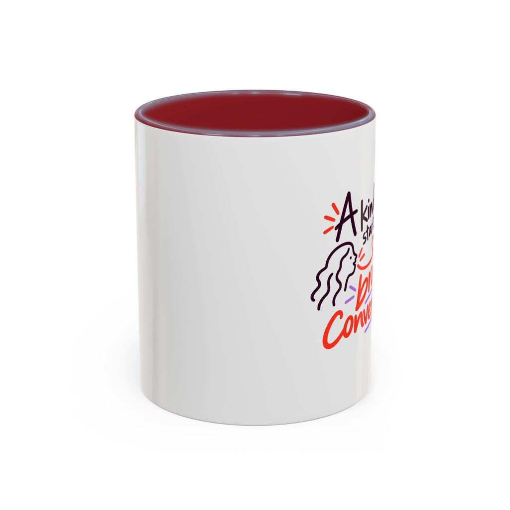 A Kinder World Starts with Braver Conversations Coffee Mug