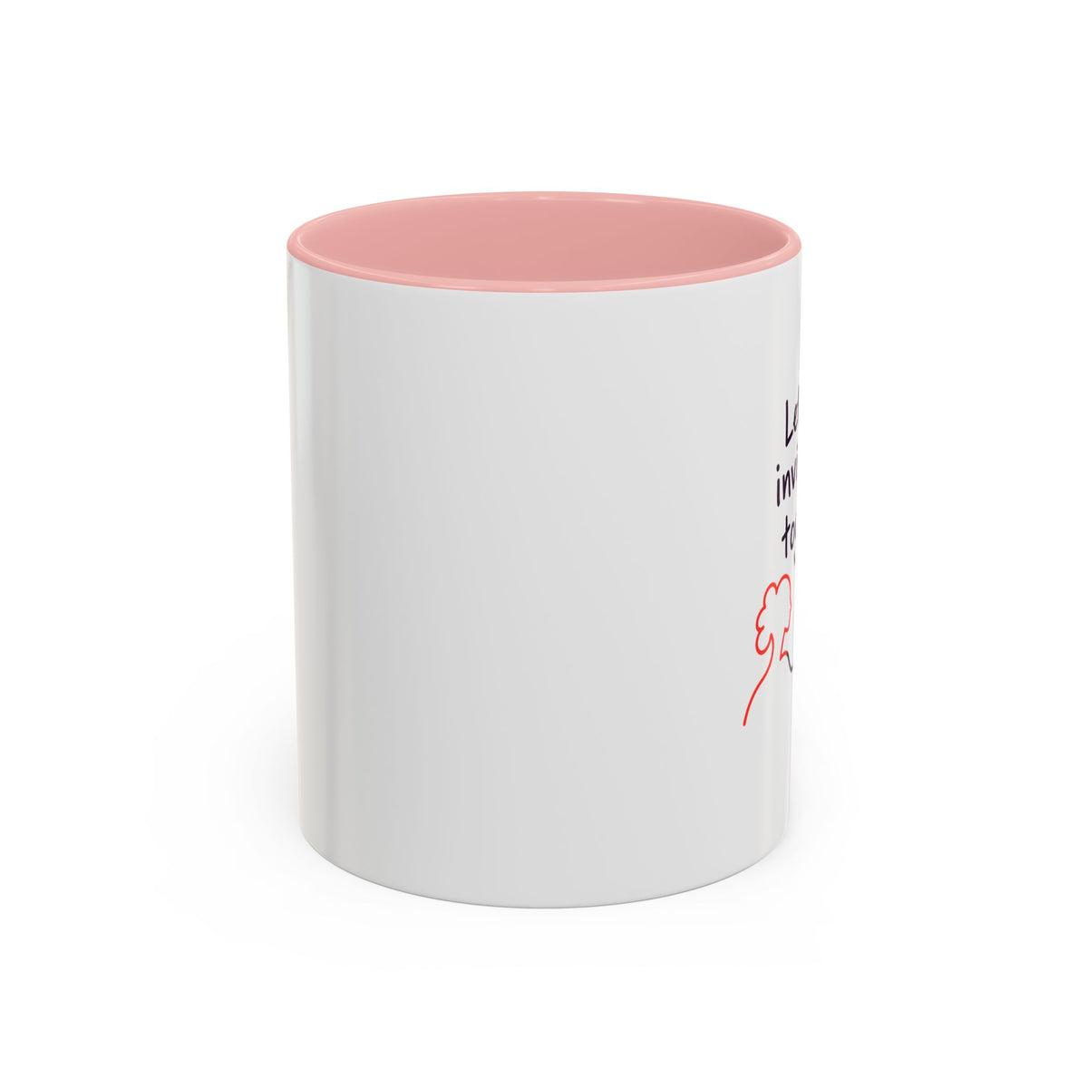 End Invisibility Together Accent Coffee Mug – Awareness Pride Relationship Gift