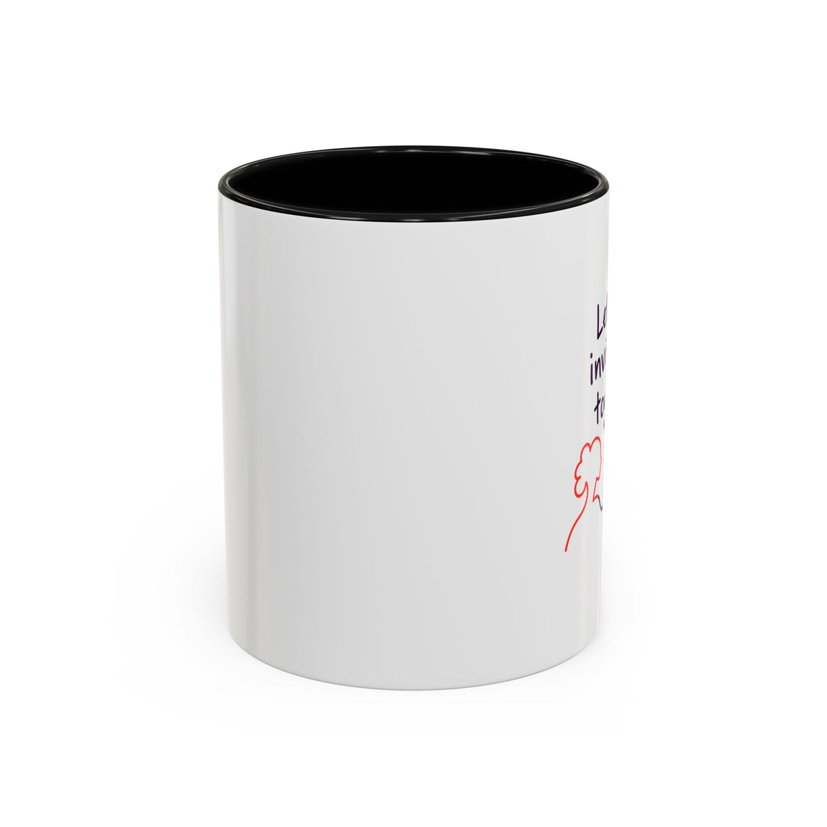 End Invisibility Together Accent Coffee Mug – Awareness Pride Relationship Gift