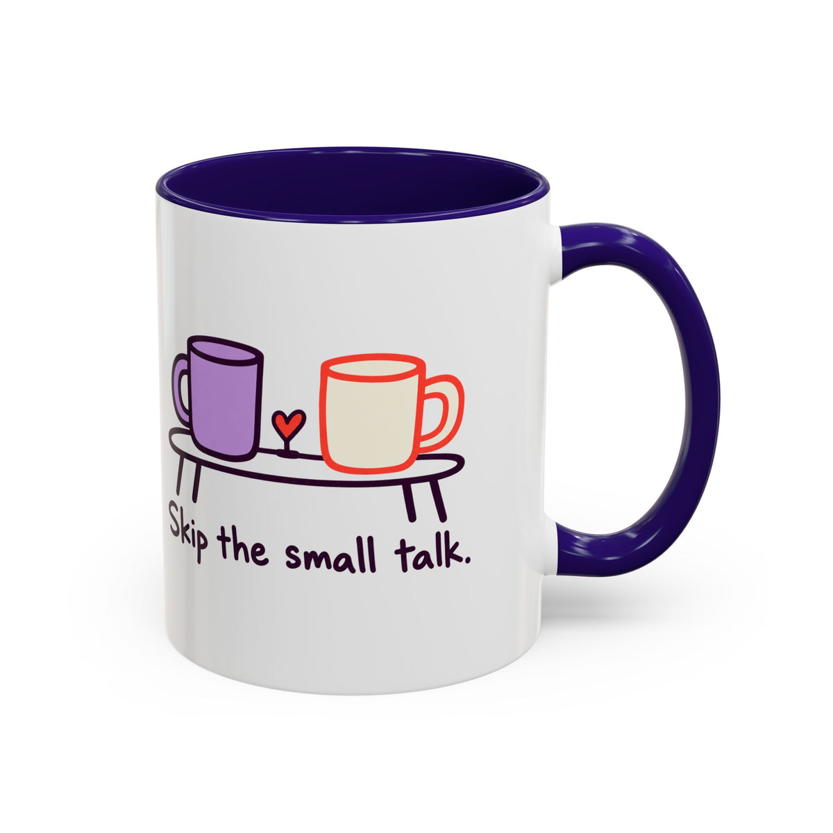 Skip the Small Talk Mug – Introvert Coffee Cup