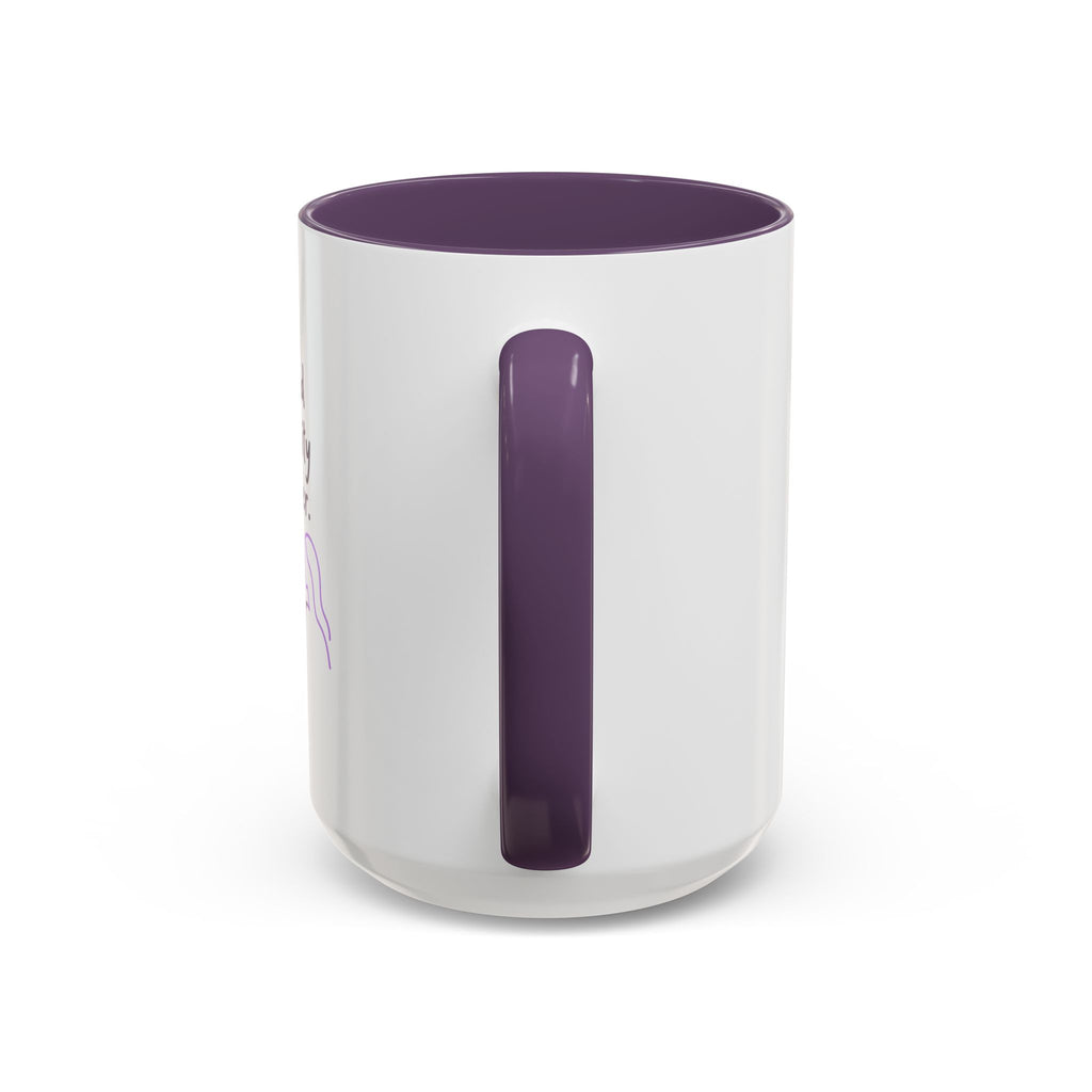 End Invisibility Together Accent Coffee Mug – Awareness Pride Relationship Gift