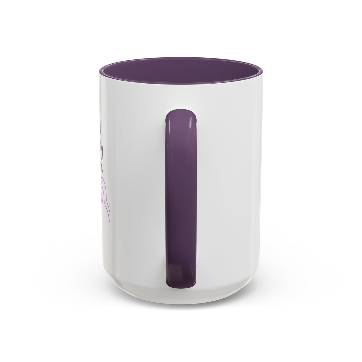 End Invisibility Together Accent Coffee Mug – Awareness Pride Relationship Gift