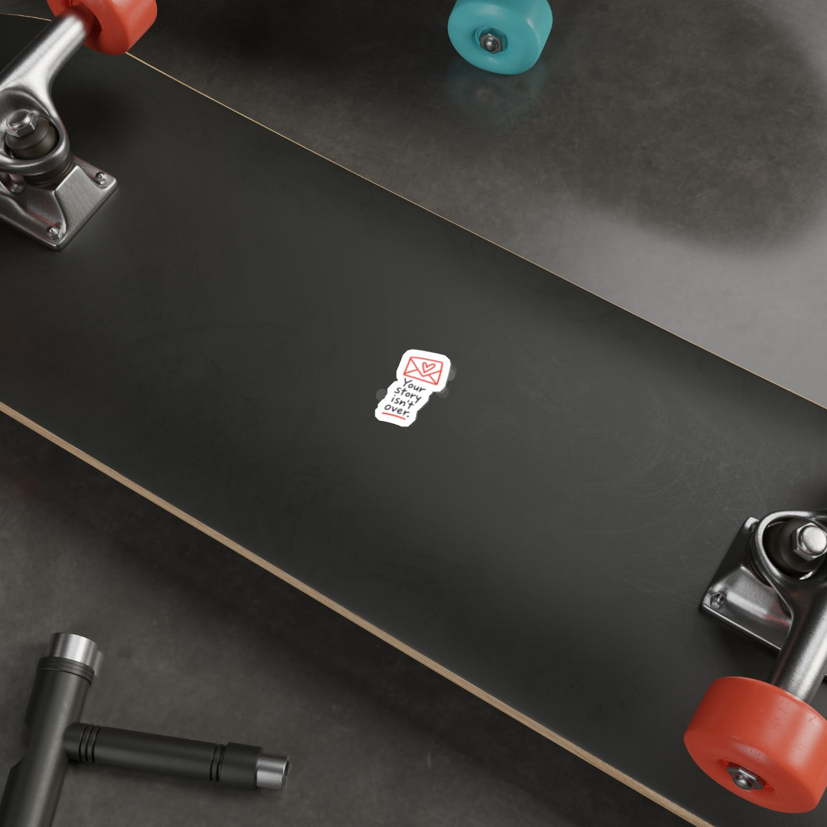 Your Story Isn’t Over Inspirational Die-Cut Sticker