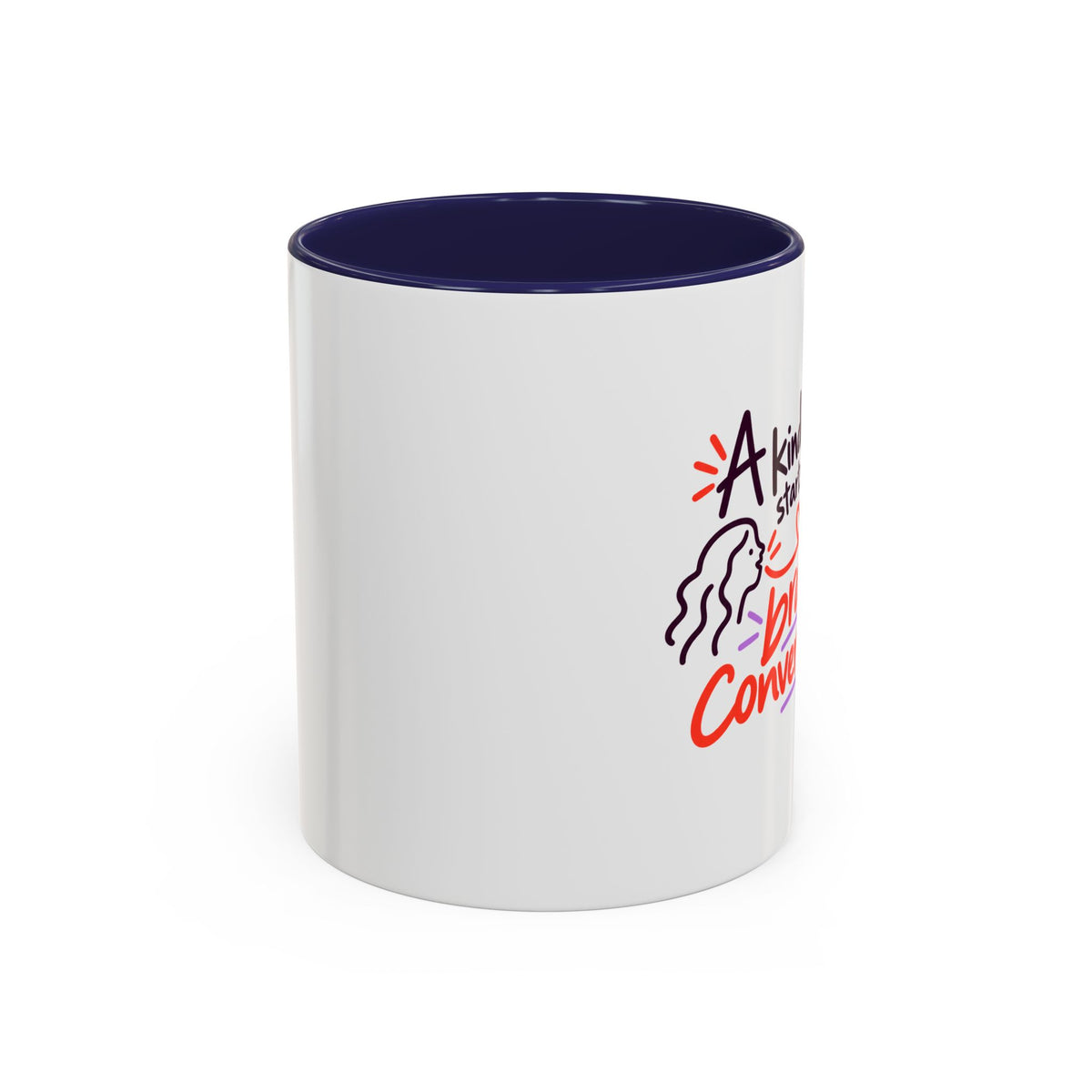 A Kinder World Starts with Braver Conversations Coffee Mug