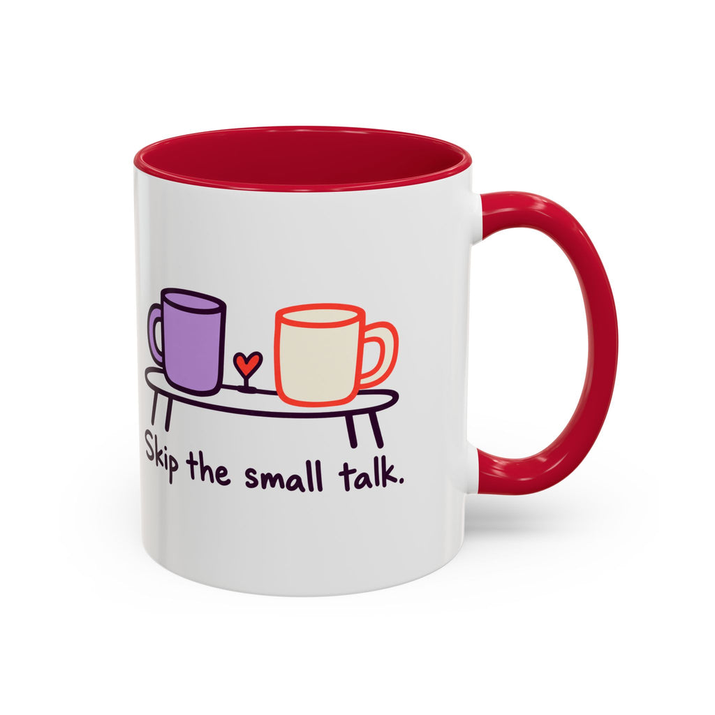 Skip the Small Talk Mug – Introvert Coffee Cup