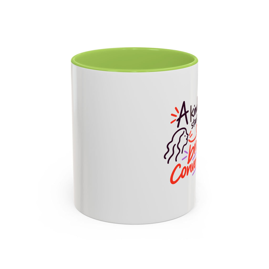 A Kinder World Starts with Braver Conversations Coffee Mug