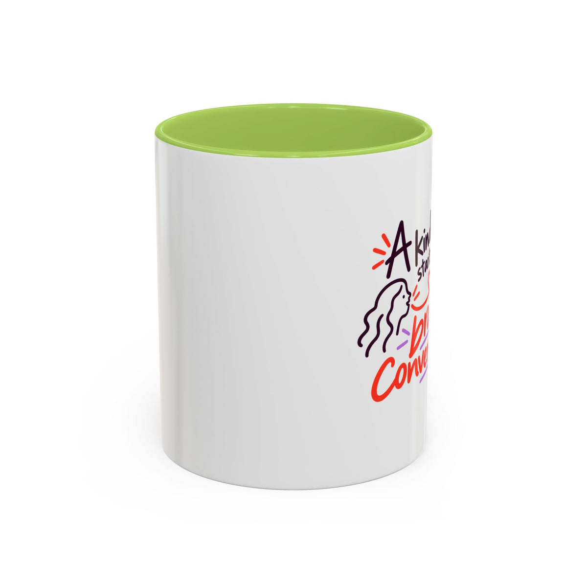 A Kinder World Starts with Braver Conversations Coffee Mug