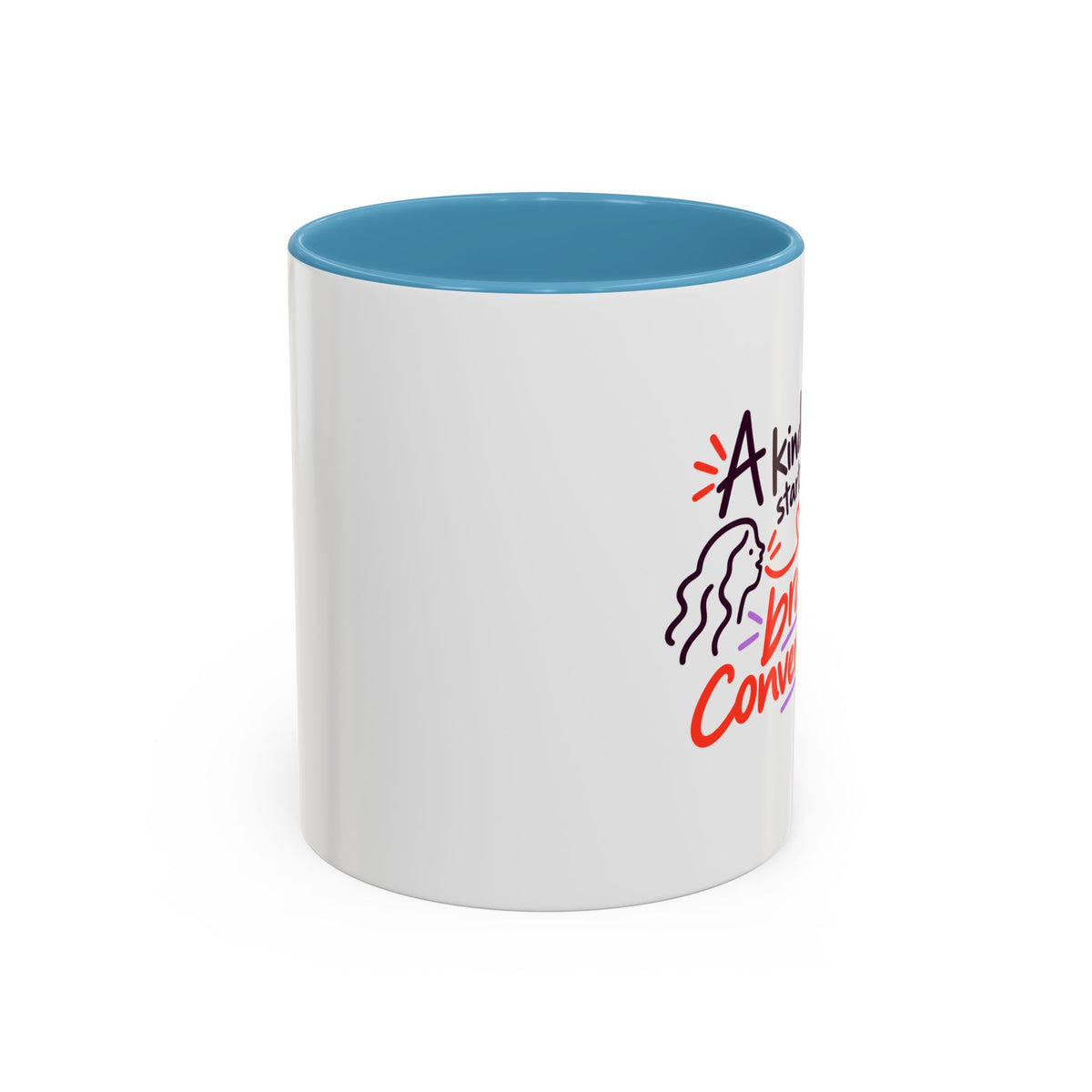 A Kinder World Starts with Braver Conversations Coffee Mug