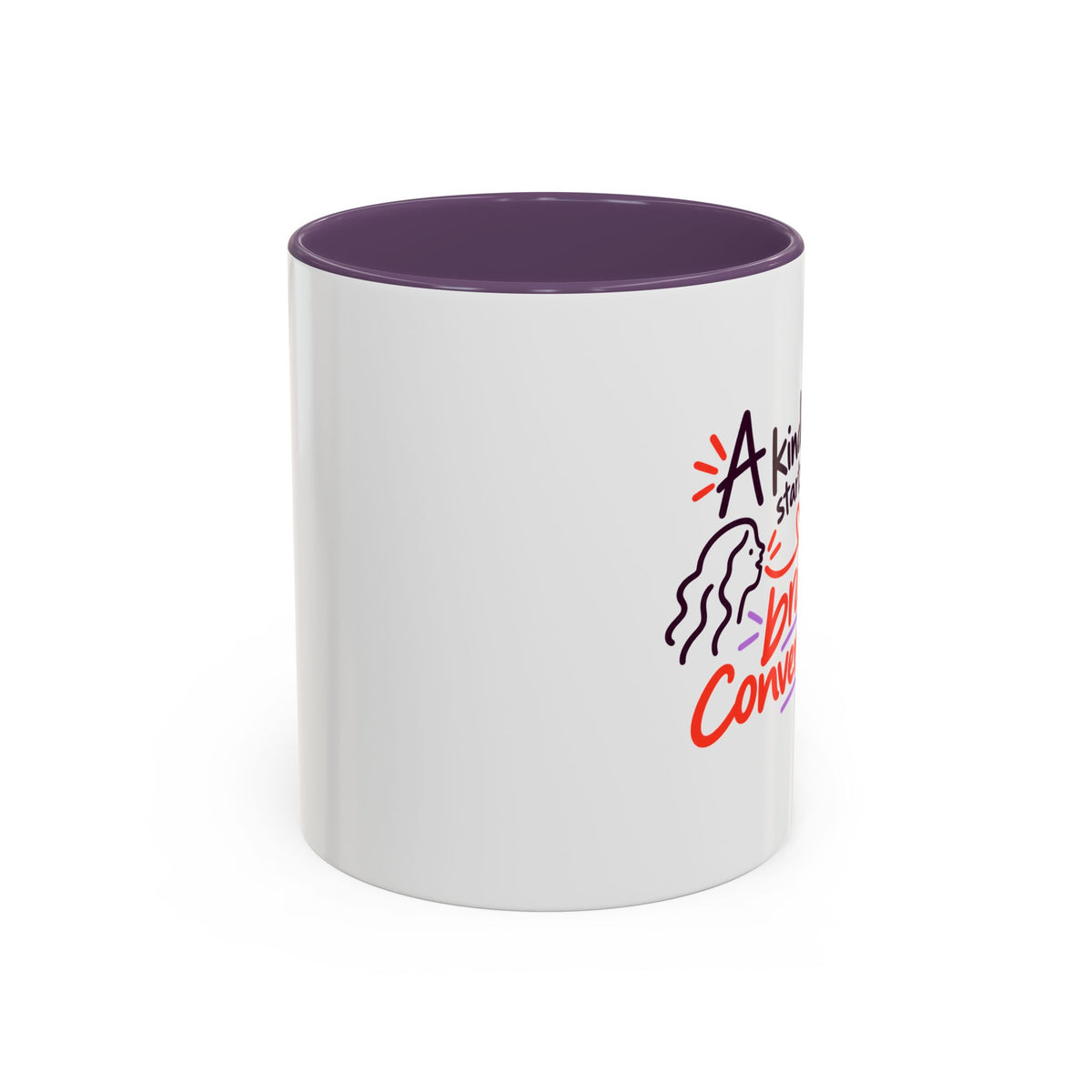 A Kinder World Starts with Braver Conversations Coffee Mug