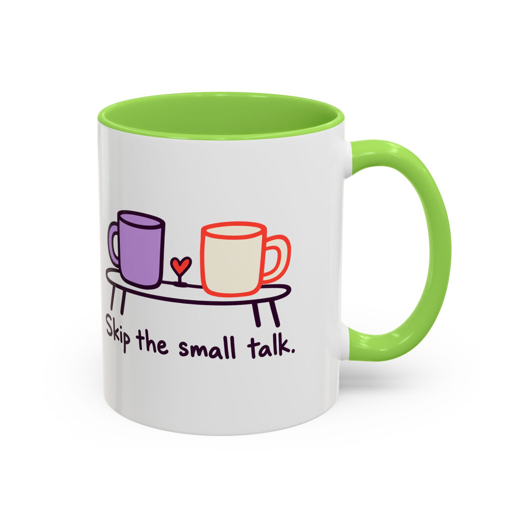 Skip the Small Talk Mug – Introvert Coffee Cup