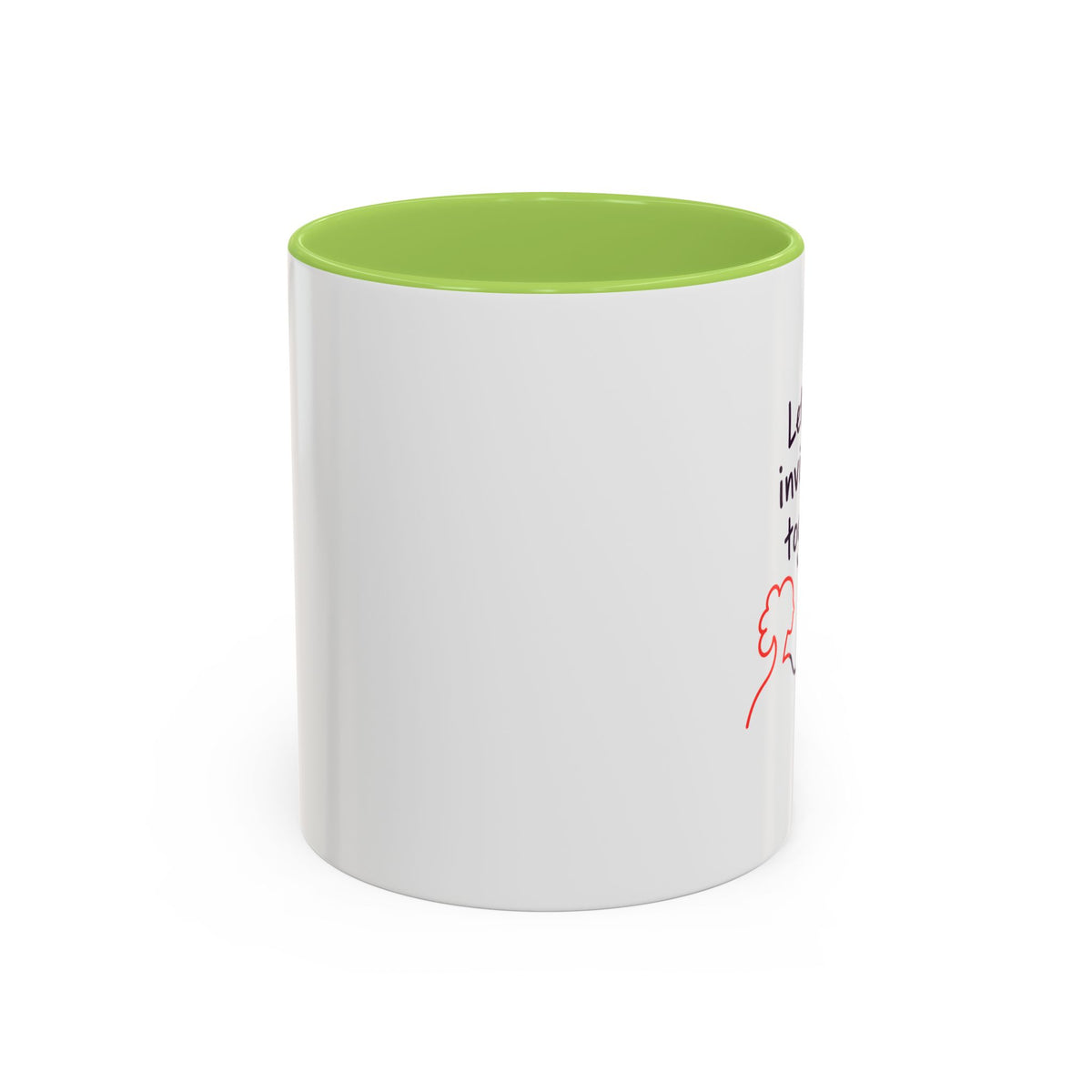 End Invisibility Together Accent Coffee Mug – Awareness Pride Relationship Gift