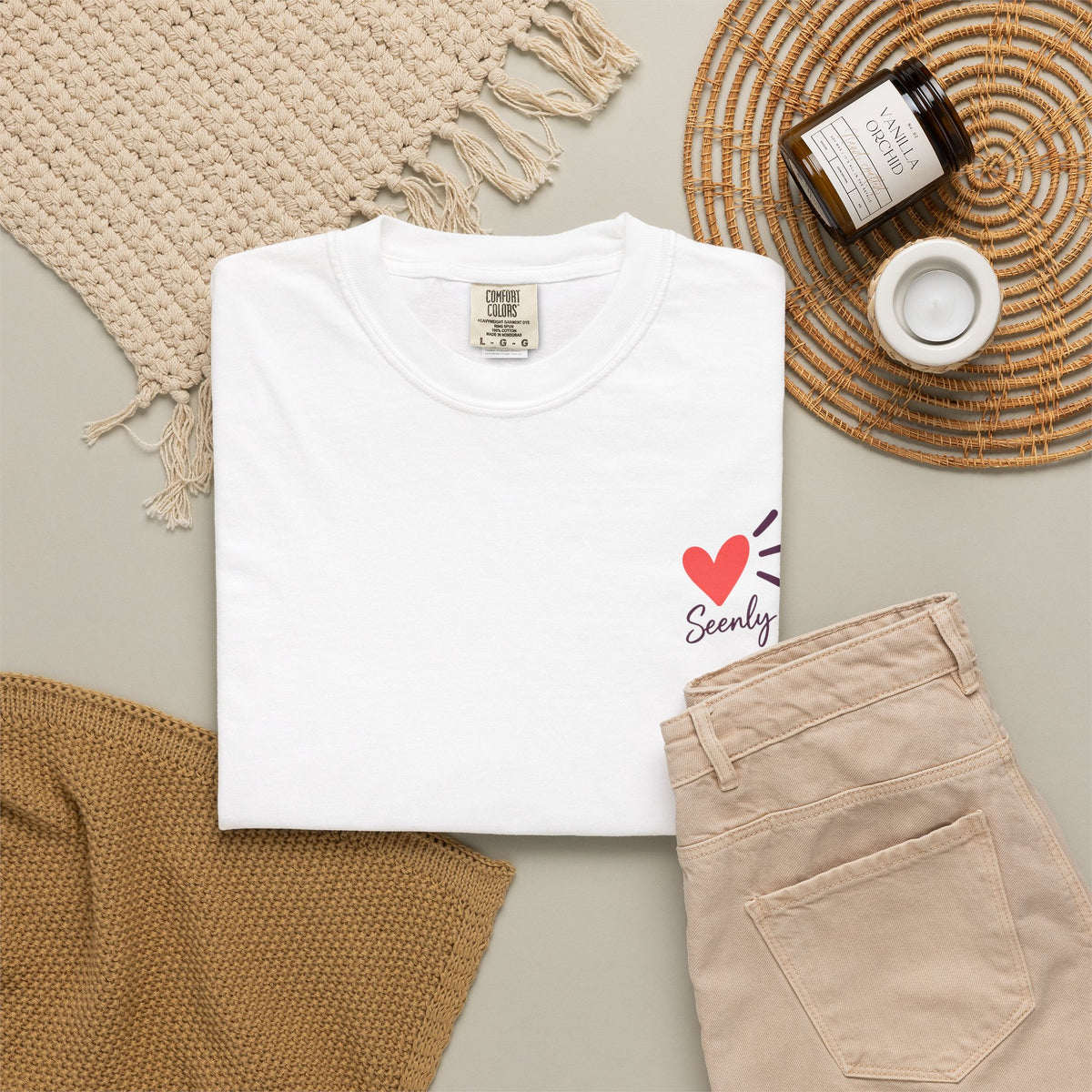 T-Shirt — “Less scrolling, more checking in” Heart Mental Health Tee