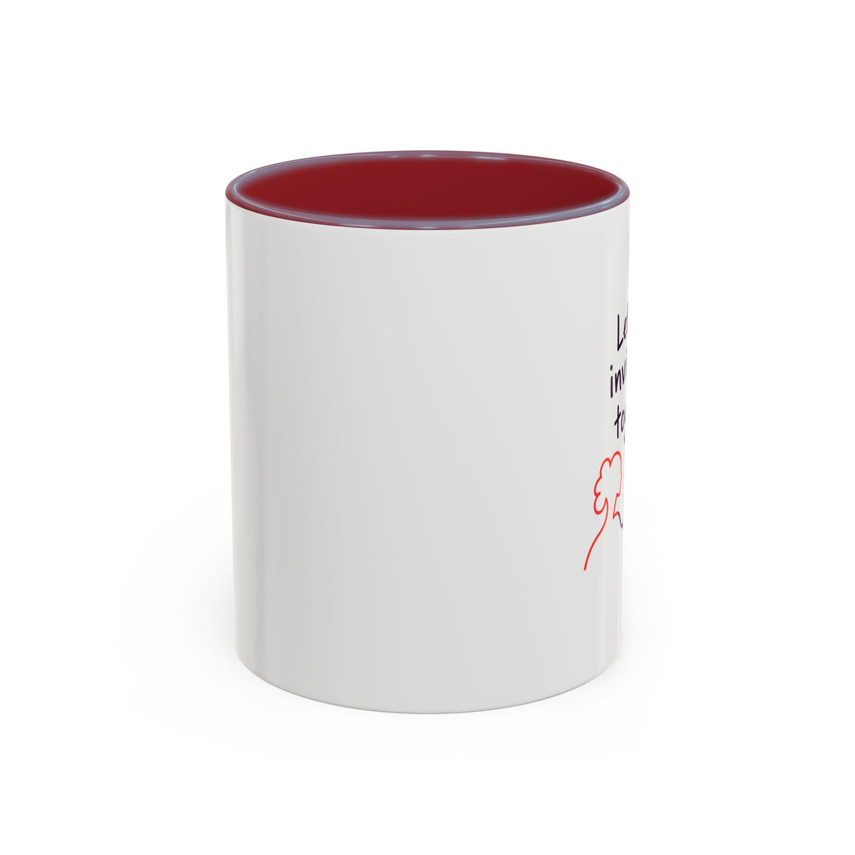 End Invisibility Together Accent Coffee Mug – Awareness Pride Relationship Gift