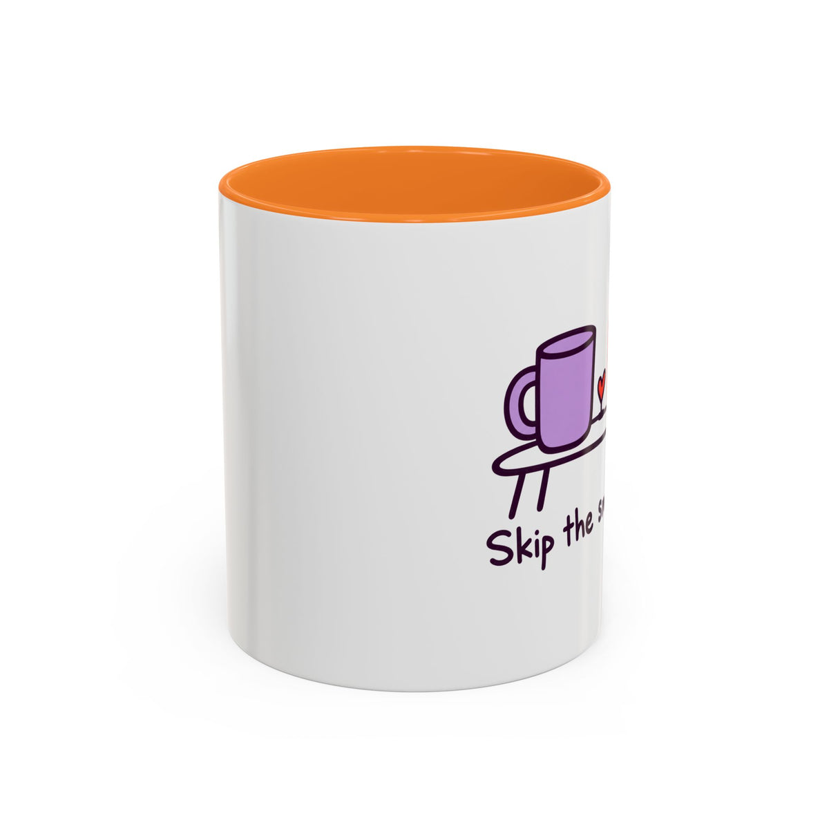 Skip the Small Talk Mug – Introvert Coffee Cup