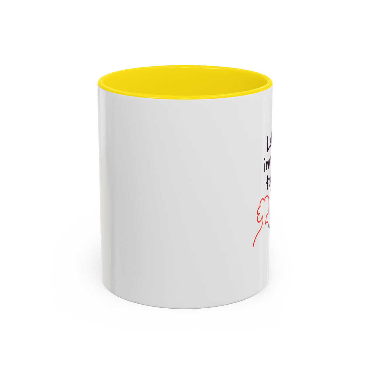 End Invisibility Together Accent Coffee Mug – Awareness Pride Relationship Gift