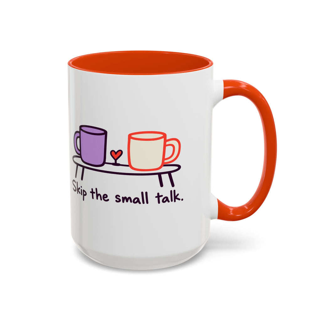 Skip the Small Talk Mug – Introvert Coffee Cup